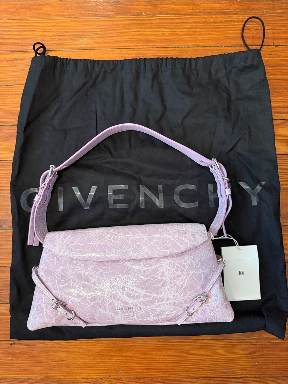 Authentic New Givenchy Lavender Pink Petit VoYou Leather Bag